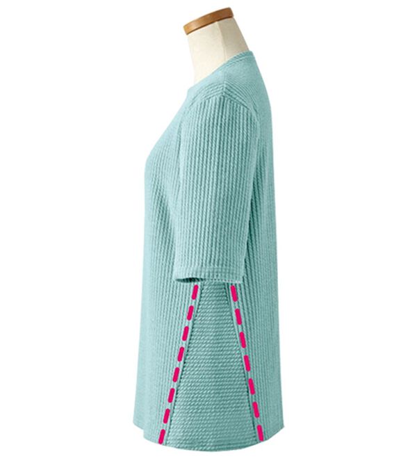 BELLUNA（ベルーナ）の「テンセル（ＴＭ）繊維混ストレッチプルオーバー（カットソー）」｜詳細画像