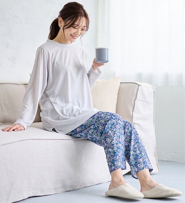 LAVIENNE（ラヴィエンヌ）の「【３点セット】【ヒビヤカダン　スタイル】トラベルパジャマ（パジャマ・ルームウェア）」｜詳細画像