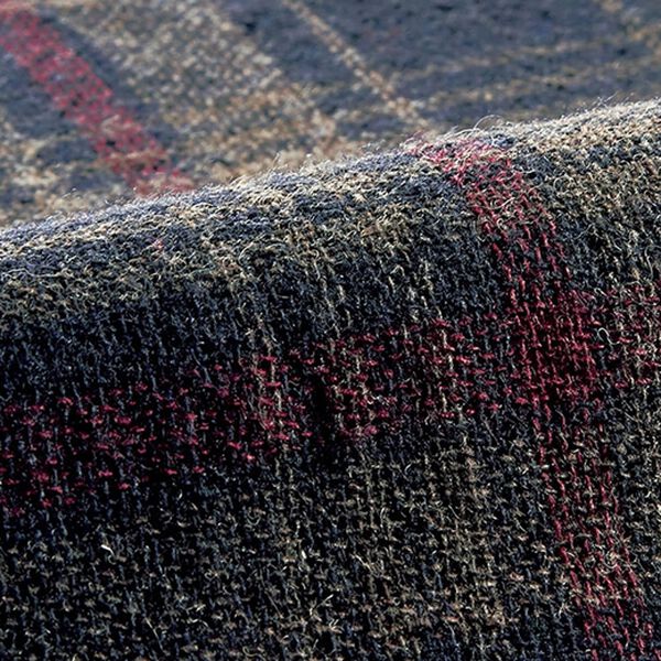 BELLUNA（ベルーナ）の「ウール混ガーゼ素材先染チェック切替オーバーブラウス（チュニック）」｜詳細画像