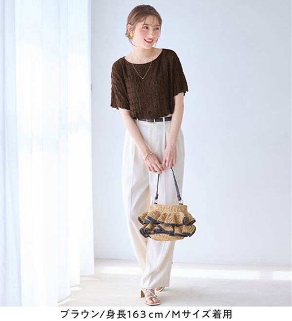 alotta（アロッタ）の「シアーシャーリングプルオーバー（カットソー）」｜詳細画像