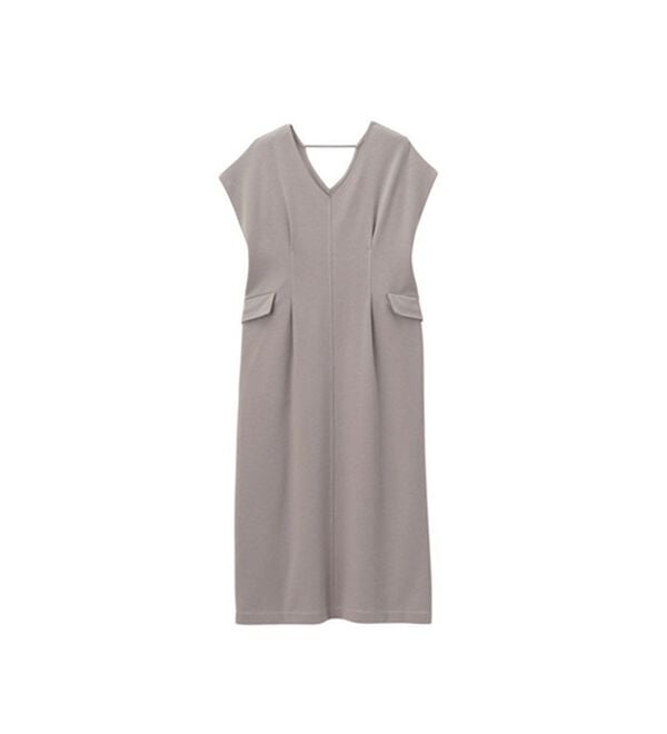 GeeRA（ジーラ）の「バイカラーステッチバックオープンワンピース（その他ワンピース）」｜詳細画像