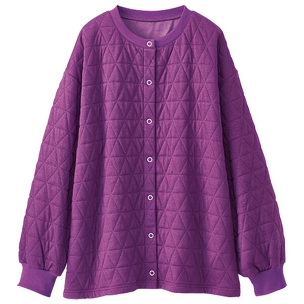 BELLUNA（ベルーナ）の「＜着るホカロン＞三角キルトスナップボタンカーディガン（その他カーディガン）」｜詳細画像