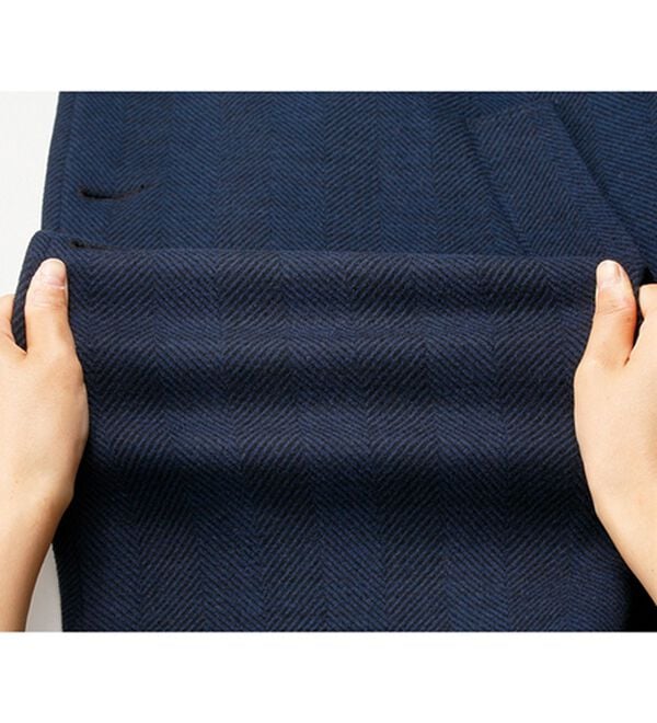 「ラクする紳士のメルトンコート（メンズコート）」｜詳細画像