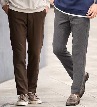 REMEN'S（リメンズ）の「起毛やわらかテーパードパンツ（メンズフルレングスパンツ）」