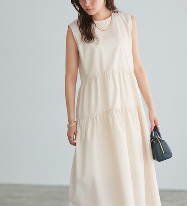 Pierrot（ピエロ）の「ラウンドティアードワンピース（カットソーワンピース）」｜詳細画像