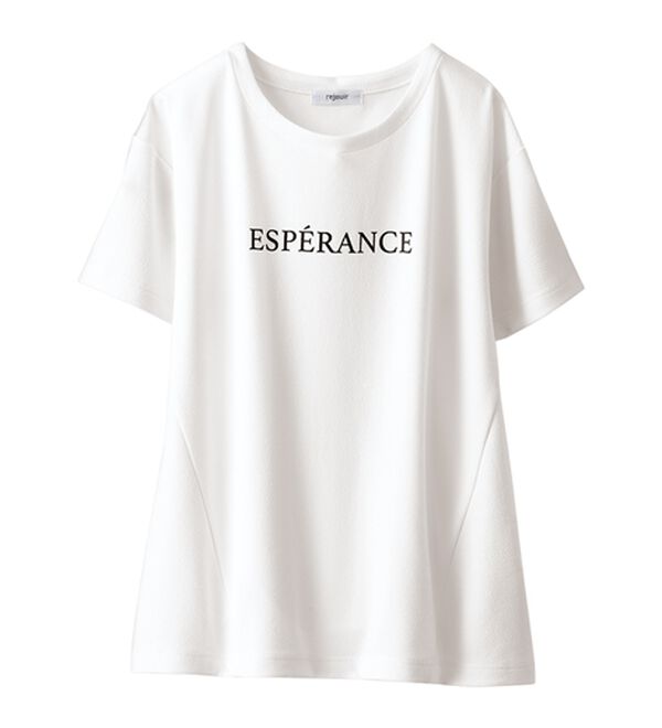 BELLUNA（ベルーナ）の「ジャカード素材ロゴプリントプルオーバー（カットソー）」｜詳細画像