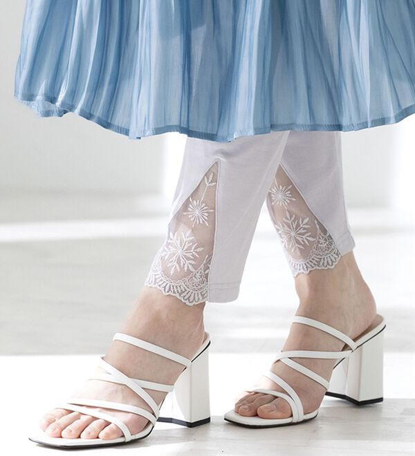 LAVIENNE（ラヴィエンヌ）の「【３色組】涼感ＵＶ対策おしゃレギンス（スパッツ・レギンス）」｜詳細画像