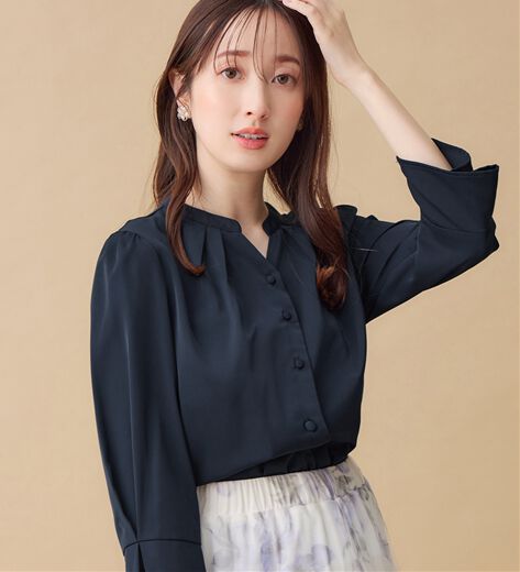 ohga PEPLUM ohga ボタンブラウス PEPLUM BLOUSE | OHGA