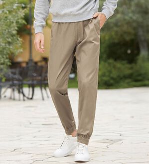 「【２本組】＜コムルヴァン・オム＞スニーカーに合わせる足元すっきりパンツ（メンズフルレングスパンツ）」｜詳細画像