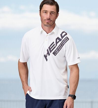 「【２枚組】＜ヘッド＞オーロラプリントポロ（メンズポロシャツ）」