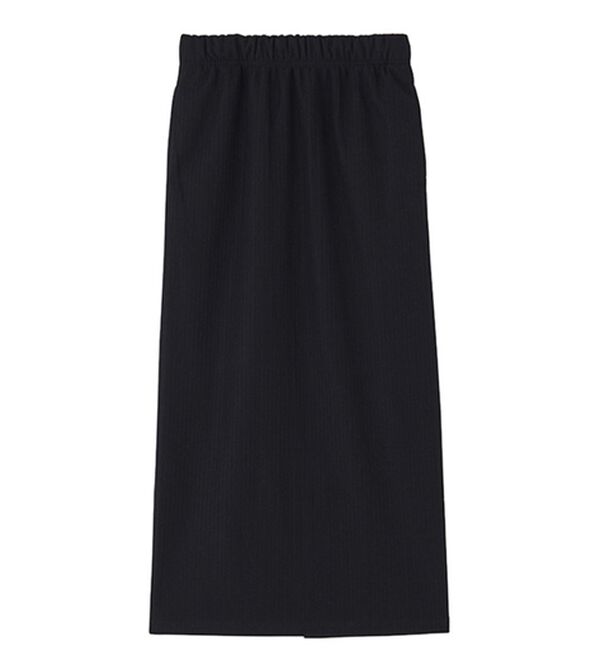 GeeRA（ジーラ）の「ふわふわあったか！裏起毛リブスカート（ロングスカート）」｜詳細画像