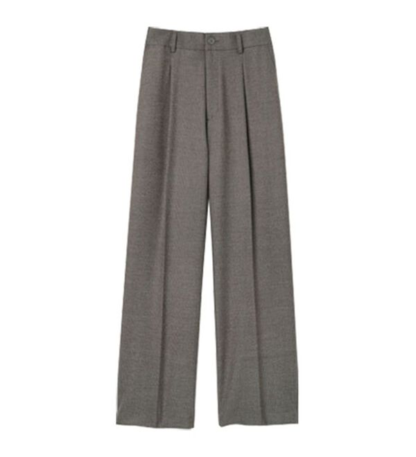 RANAN（ラナン）の「静電気防止・抗菌防臭！キレイ見えにこだわったワイドパンツ（フルレングスパンツ）」｜詳細画像