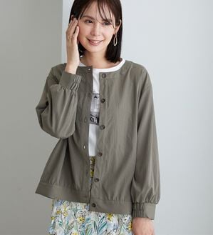 BELLUNA（ベルーナ）の「ビンテージ調ボタンデザインブルゾン（その他ジャケット）」｜詳細画像