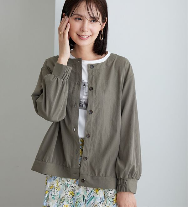 BELLUNA（ベルーナ）の「ビンテージ調ボタンデザインブルゾン（その他ジャケット）」｜詳細画像