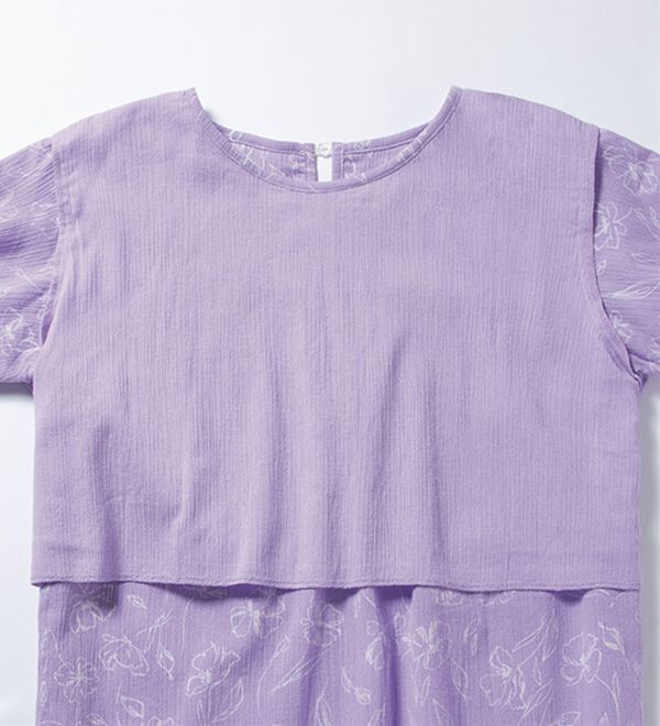 LAVIENNE（ラヴィエンヌ）の「【４色組】１枚でも透けにくい楊柳インナー（肌着・インナーウェア）」｜詳細画像