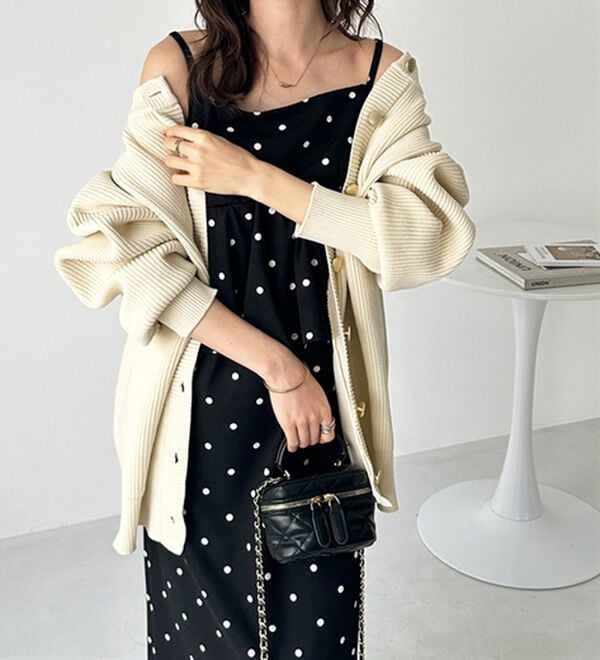 GeeRA（ジーラ）の「楽ちん！ペプラムキャミワンピース（カットソーワンピース）」｜詳細画像