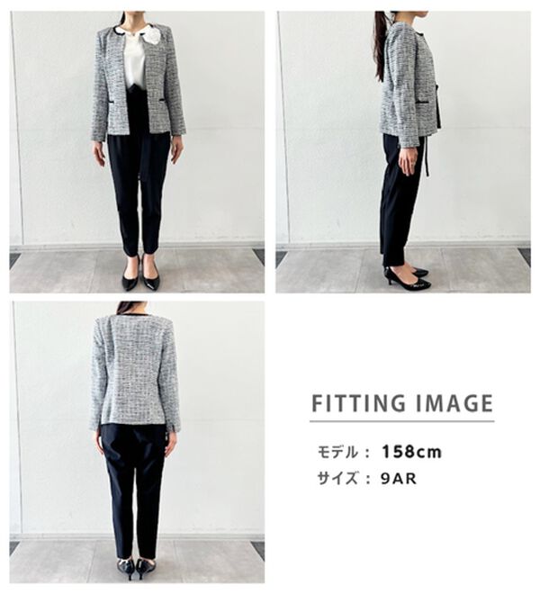 RANAN（ラナン）の「【４点セット】洗える！選べるボトムスーツセット（パンツスーツ）」｜詳細画像