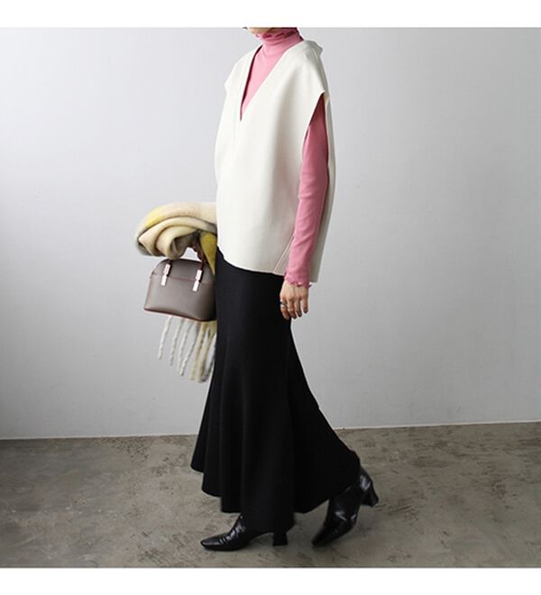 GeeRA（ジーラ）の「ニットマーメイドスカート（ロングスカート）」｜詳細画像