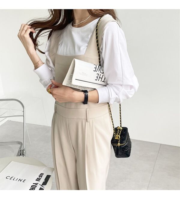 GeeRA（ジーラ）の「バックデザインサロペット（オールインワン）」｜詳細画像