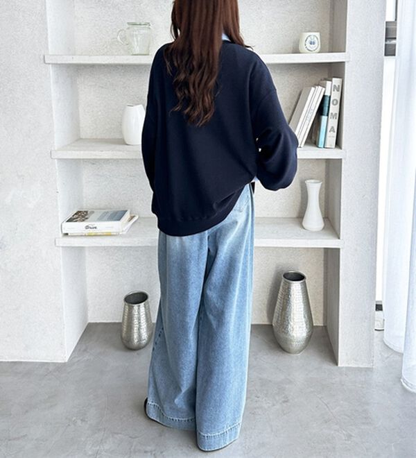 GeeRA（ジーラ）の「【U.S.POLOASSN】オーバーサイズワッフルスウェット（カットソー）」｜詳細画像