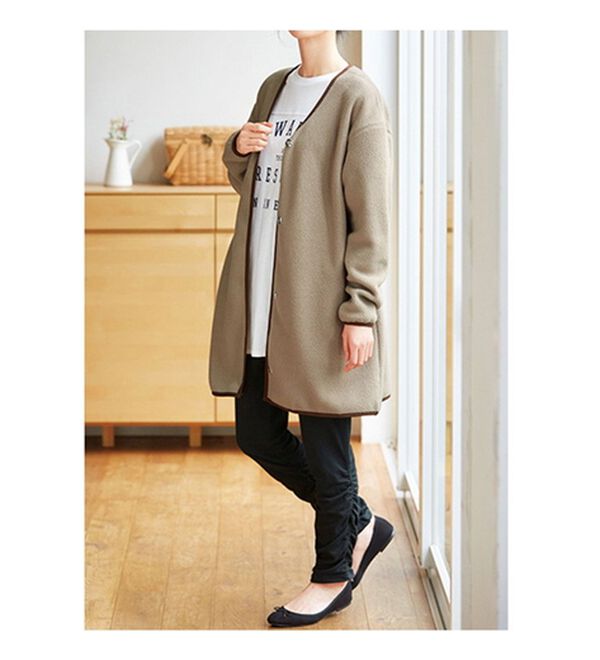 「ふんわりあったかボアガウン（パジャマ・ルームウェア）」｜詳細画像