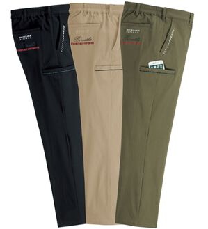 「【３本組】＜ダンロップ・リファインド＞すっきり大人のカーゴパンツ（メンズフルレングスパンツ）」｜3本組