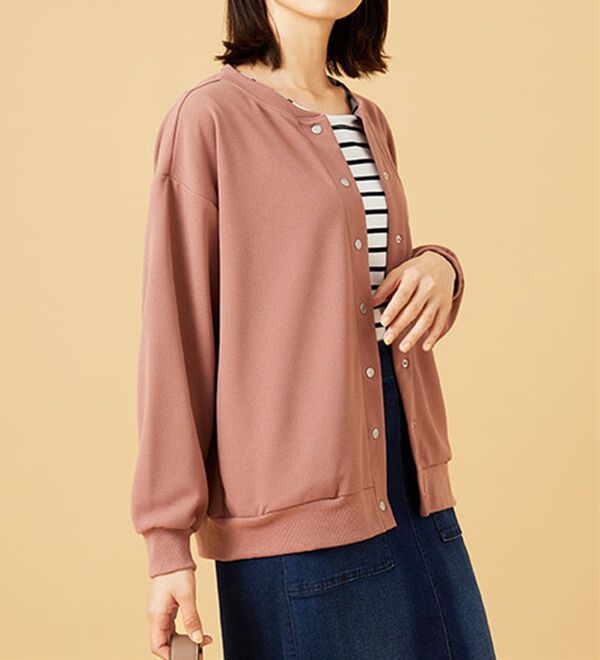 BELLUNA（ベルーナ）の「ストレッチジョーゼット素材カーディガン（その他カーディガン）」｜詳細画像