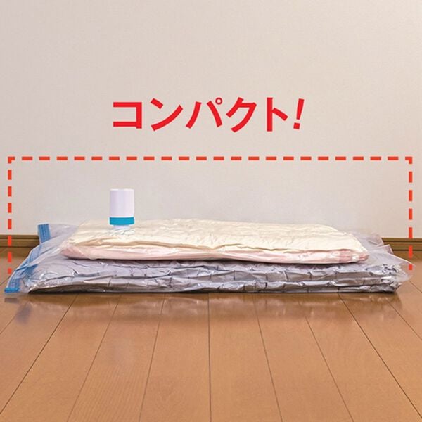 「電動ポンプ付圧縮袋セット（クローゼット・押入収納）」｜詳細画像