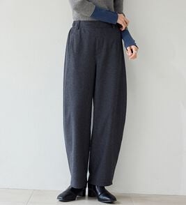 BELLUNA（ベルーナ）の「＜＆ｃｏｃｏｃｈｉ＞ウーリッシュジャージーバレルパンツ（ワイドパンツ・ガウチョ）」