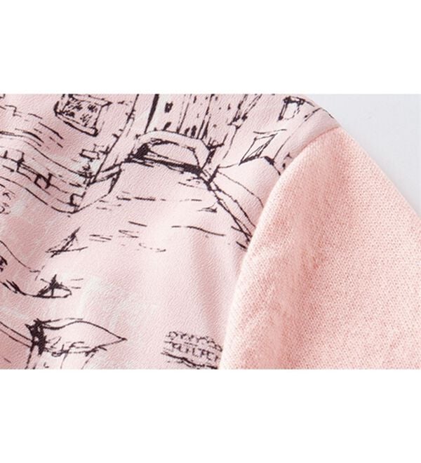 RANAN（ラナン）の「スカーフプリントニットカーディガン（ニットカーディガン）」｜詳細画像