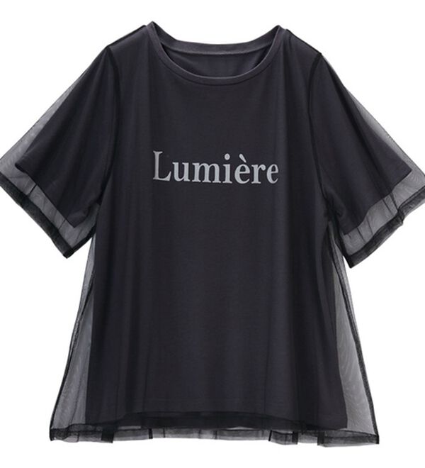 RANAN（ラナン）の「チュールロゴＴシャツ（Tシャツ）」｜詳細画像