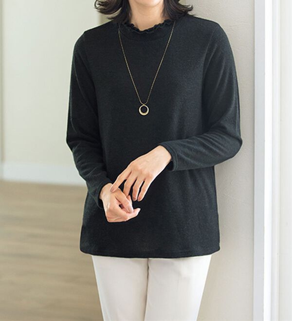 ルフラン（ルフラン）の「【２色組】衿が決め手！ポケット付アンサンブル（アンサンブル）」｜詳細画像