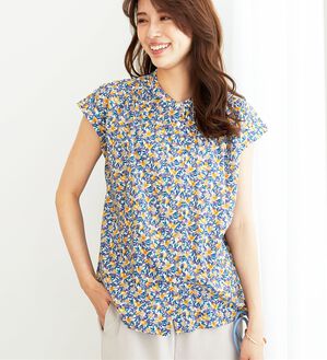 BELLUNA（ベルーナ）の「綿100％フルーツミックス柄ブラウス（ブラウス）」｜詳細画像