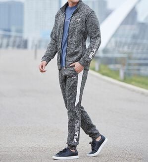 「＜フィラ＞ニットフリースアクティブスーツ（メンズルームウェア）」｜詳細画像