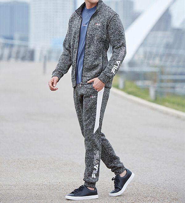 「＜フィラ＞ニットフリースアクティブスーツ（メンズルームウェア）」｜詳細画像