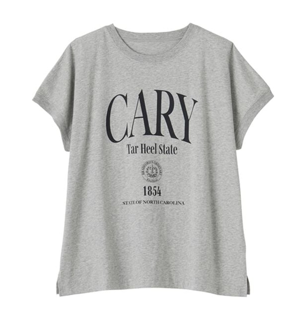 RANAN（ラナン）の「【汗シミ防止】カレッジロゴプリントＴ（Tシャツ）」｜詳細画像
