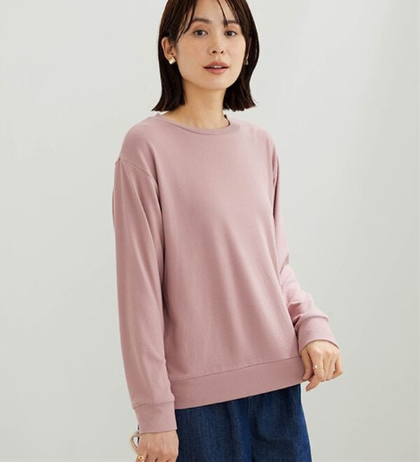 BELLUNA（ベルーナ）の「マシュマロタッチふんわり起毛素材プルオーバー（カットソー）」｜詳細画像