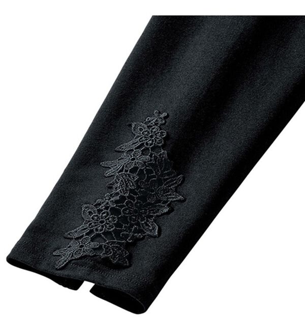 「涼感！ＵＶ対策おしゃレギンス（靴下・ストッキング）」｜ブラック