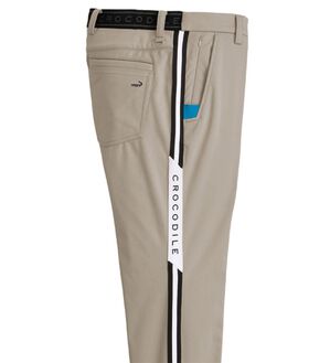 「＜クロコダイル＞防風テック裏フリースアクティブパンツ（メンズフルレングスパンツ）」｜グレー