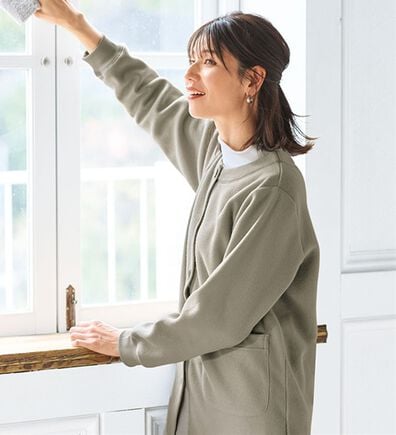 BELLUNA（ベルーナ）の「毎日着られる！快適フリースジャケット（セットアップ）」
