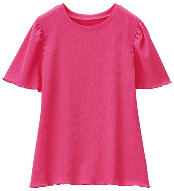 RANAN（ラナン）の「ギンガムチェック楊柳Ｔブラウス（カットソー）」｜詳細画像