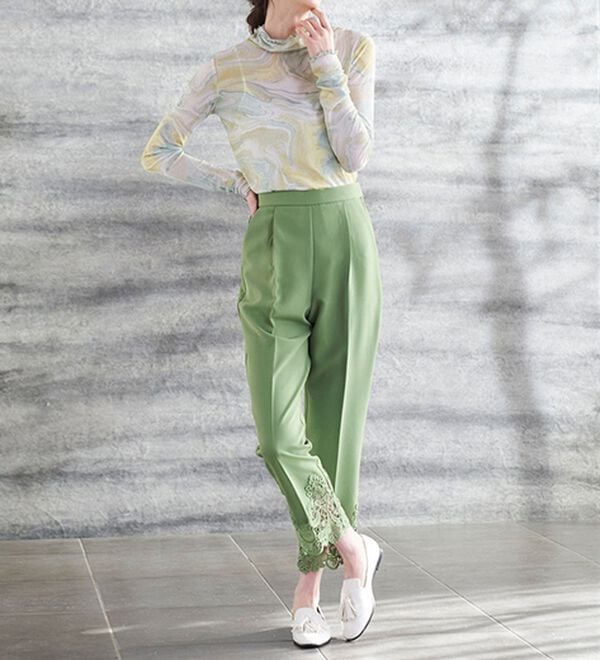 RANAN（ラナン）の「ほんのりシアーカットソープルオーバー（カットソー）」｜詳細画像