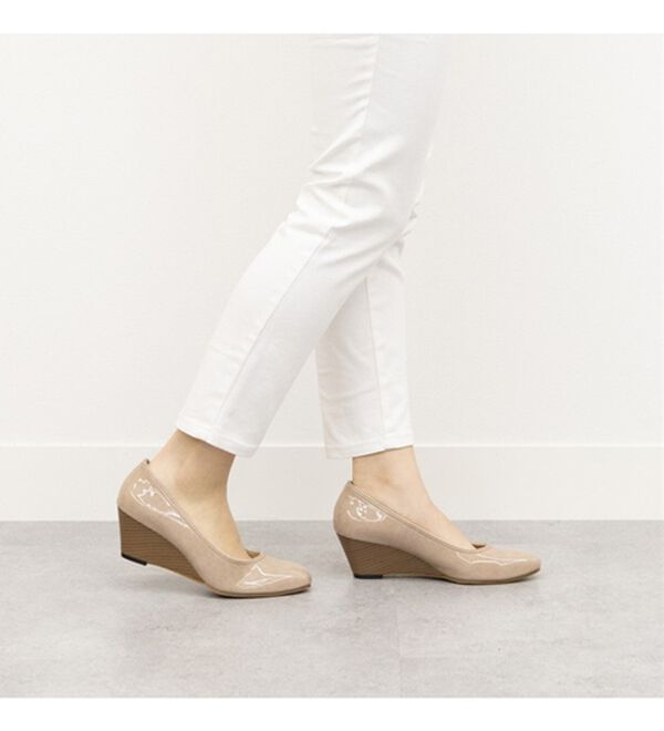 BELLUNA（ベルーナ）の「雨でも安心日本製こだわりウェッジパンプス（パンプス）」｜詳細画像