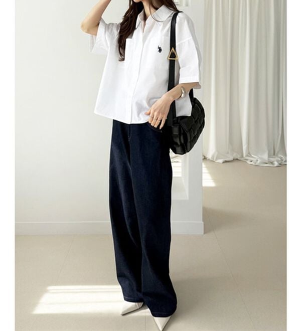 GeeRA（ジーラ）の「【ＵＳ．ＰＯＬＯ．ＡＳＳＮ】オーバーサイズ半袖シャツ（シャツ）」｜詳細画像