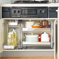 「シンク下引出し収納ラック（シンク下収納）」