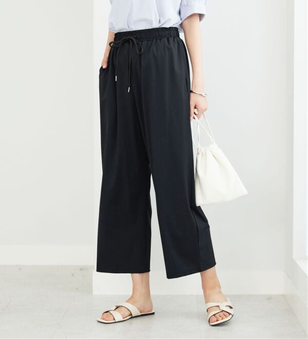 BELLUNA（ベルーナ）の「ヒンヤリ爽快！イージーワイドパンツ（ワイドパンツ・ガウチョ）」｜詳細画像