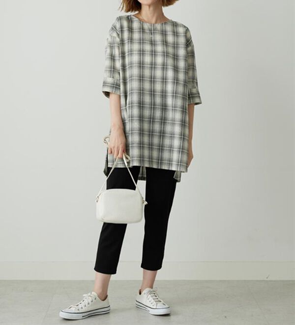 BELLUNA（ベルーナ）の「【接触冷感】ヒンヤリ速乾！かのこ素材レギンスパンツ（スパッツ・レギンス）」｜詳細画像