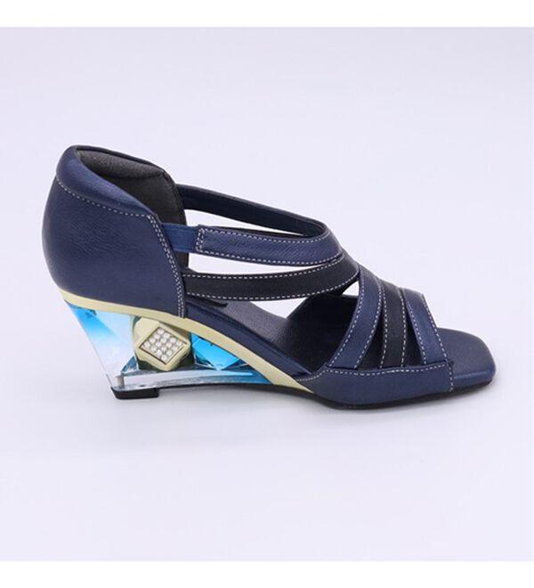 BELLUNA（ベルーナ）の「ジュエルヒールエレガントラインサンダル（パンプス）」｜詳細画像