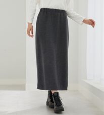 BELLUNA（ベルーナ）の「ふんわり起毛素材ナロースカート（ロングスカート）」