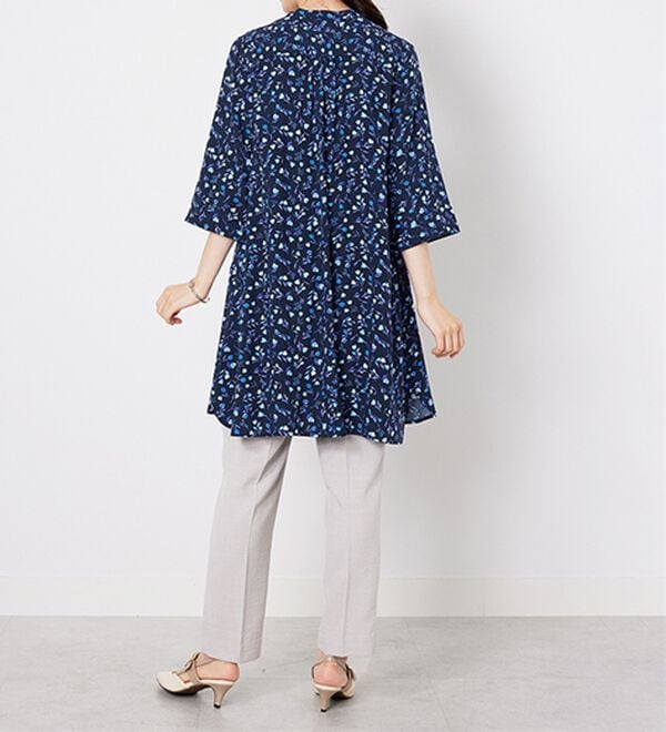 BELLUNA（ベルーナ）の「レーヨン素材袖フレアーワンピース（その他ワンピース）」｜詳細画像